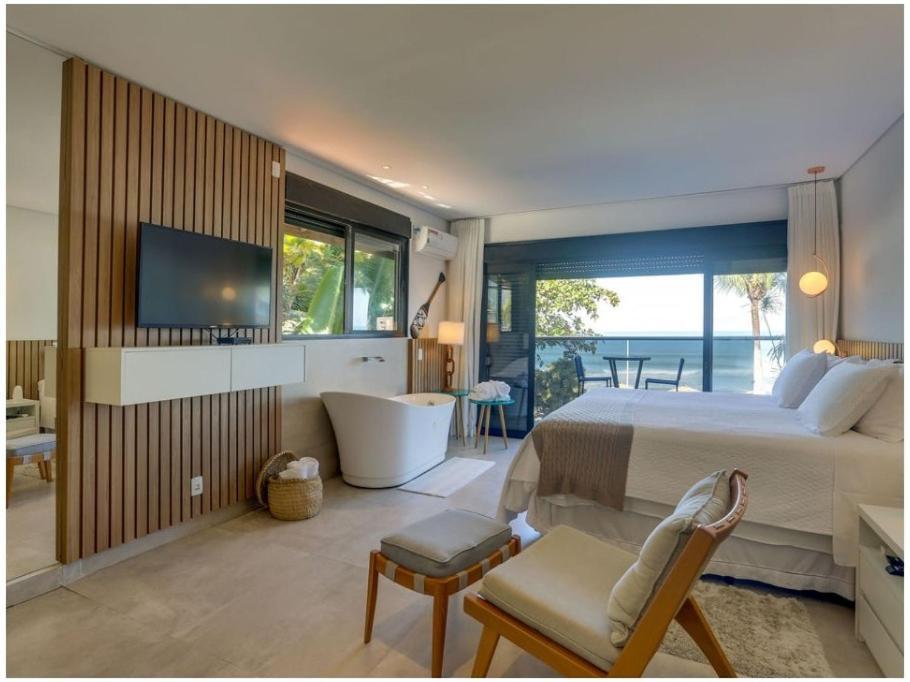 Hotel Chez Louise et Louis Pé na Areia à Juqueí Extérieur photo